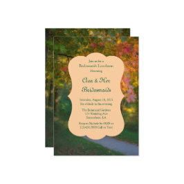 Farbenfrohe Herbsttage Einladung