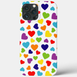 Farbenfrohe Herzen Case-Mate iPhone Hülle