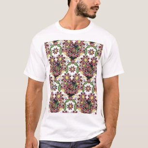 Farbenfrohe Herzen, nahtlos romantisches Muster. T-Shirt