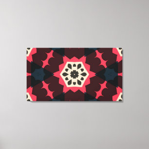 Farbenfrohe Herzen Pop Art Wrapped Canvas Leinwanddruck