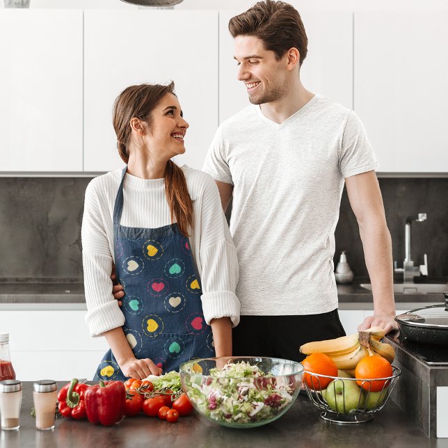 Farbenfrohe Herzen Schürze (Von Creator hochgeladen)