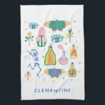 Farbenfrohe Hexenzaubertränke Personalisierter Nam Geschirrtuch<br><div class="desc">Mit diesem niedlichen und farbenfrohen Design mit lustigen Alchemie- und Tränenmotiven können Sie Halloween ganz nach Lust und Laune genießen. Dieses spielerische Kunstwerk, das durch magische Details und Tränke inspiriert wird, verleiht jedem Raum eine sprichwörtliche, aber charmante Touch. Personalisieren Sie es mit Ihrem Namen für einen zauberhaften Flair! Ideal für...</div>