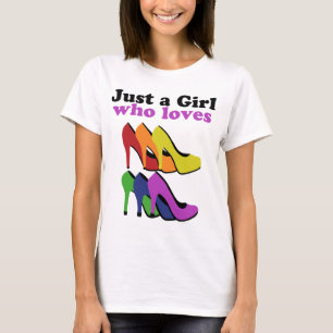 Farbenfrohe High Heels T-Shirt