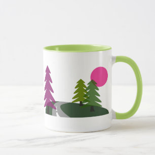 Farbenfrohe Highway Tasse