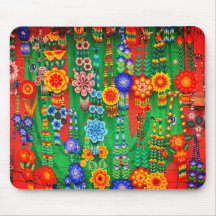 Farbenfrohe Hippie-Blume-Designs