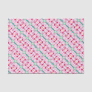 Farbenfrohe Hippie Chic Abstraktes Muster Seidenpapier