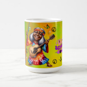 Farbenfrohe Hippie Chic Coole Tasse
