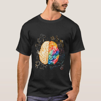 Farbenfrohe Hirnforschung und Neurowissenschaft Ne T-Shirt