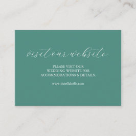 Farbenfrohe Hochzeitsseite einfügen Kartenzettel Begleitkarte