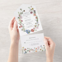 Farbenfrohe holländische Blumenköpfe & Butterflies