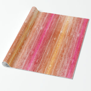 farbenfrohe Holz Wand Geschenkpapier
