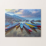 Farbenfrohe Holzboote Phewa Lake Nepal Reise Puzzle<br><div class="desc">Dieses Thema beinhaltet ein buntes Holzboot am Phewa-See in Nepal #travel #adventure #lake #nepal #outdoor #countryside #country #tourism #tourism #nature #nature #nature #gift #gift #puzzle #puzzles #jigsaw #jigsaw #jigsawpuzzle #fun #games #games #games #country #ship #boat #transport #touration #Reflektion #tranquil #destination</div>