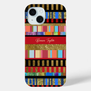 Farbenfrohe horizontale Streifen Giro Modern Case-Mate iPhone Hülle