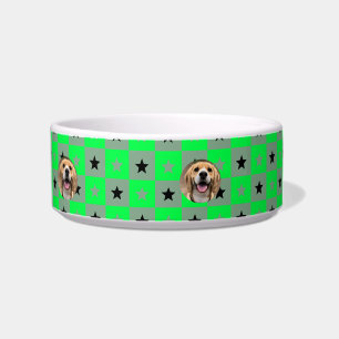 Farbenfrohe Hunde Lover Geschenk Mit Monogramm Ind Napf