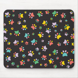 Farbenfrohe Hundekuchen Mousepad