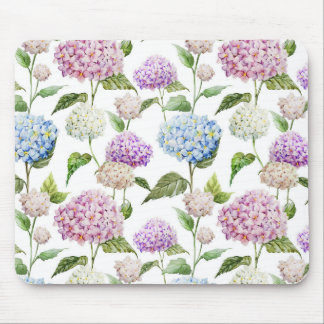 Farbenfrohe Hydrangea Maus Pad Mousepad