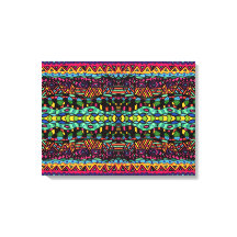 Farbenfrohe Hypnotic Voyage Geometric Art Pattern
