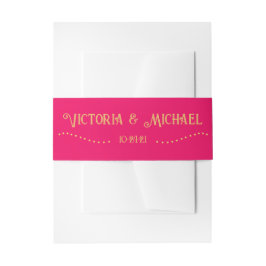 farbenfrohe indische Hochzeit Einladungsbanderole