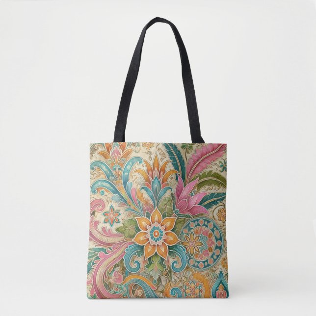 Farbenfrohe indonesische Batik-Muster (Vorderseite)