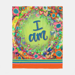Farbenfrohe Inspiration, ich bin ein floraler Insp Fleecedecke