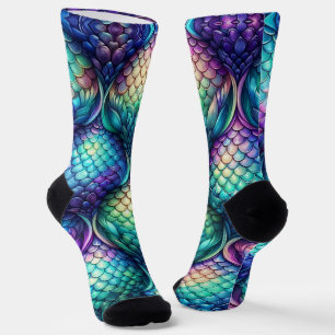 Farbenfrohe/irisierende Wasserwaagen Socken