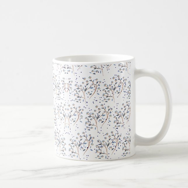 Farbenfrohe Jaipur-Wildblume Kaffeetasse (Rechts)