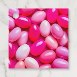 Farbenfrohe Jelly Bean Art Gift Tags Geschenkanhänger