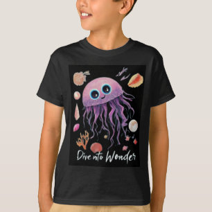 Farbenfrohe Jellyfish T - Shirt der Kinder