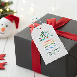 Farbenfrohe Joyous International Frohe Weihnachtsb Geschenkanhänger