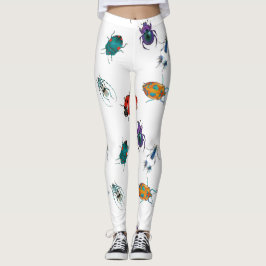 Farbenfrohe Käfer Leggings