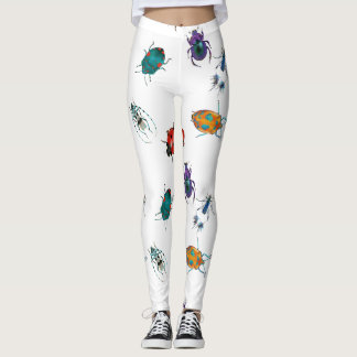 Farbenfrohe Käfer Leggings