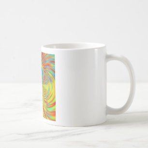 Farbenfrohe Kaleidoskop Kunstdruckerei Tasse