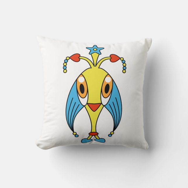 Farbenfrohe kawaii niedliche Karikaturenkissen Kissen (Vorderseite)