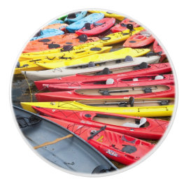 Farbenfrohe Kayaks Keramikknauf