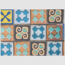 Farbenfrohe Keramik Fliesen Muster Design