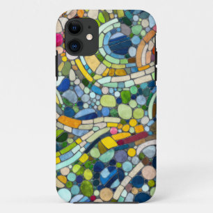 Farbenfrohe Kies Mosaik Kunst Case-Mate iPhone Hülle