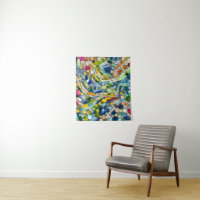 Farbenfrohe Kies Mosaik Kunst