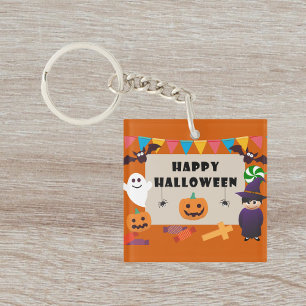 Farbenfrohe Kinder Kostüm Halloween-Party Schlüsselanhänger