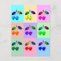 Farbenfrohe Kirchen - Pop Art