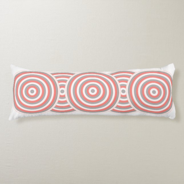 Farbenfrohe Kissen mit kreisförmigem Design (Vorderseite)