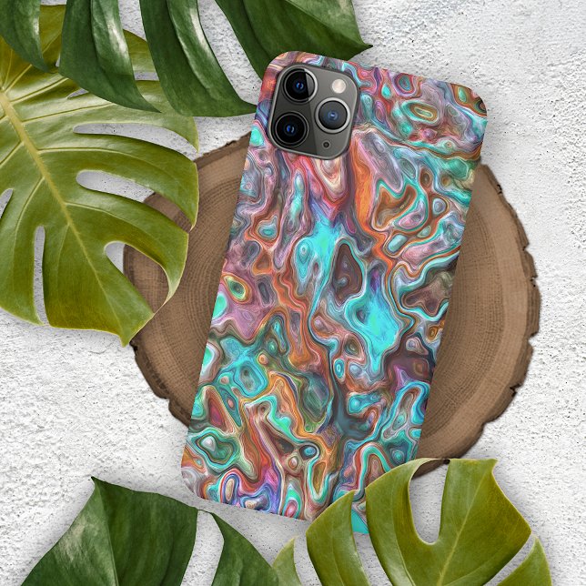 Farbenfrohe, klassische Fun Paint Blur Waves Art P Case-Mate iPhone Hülle (Von Creator hochgeladen)