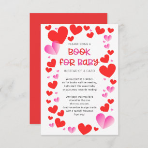 Farbenfrohe kleine süße Bücher für die Babynahrung Begleitkarte