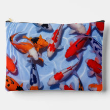 Farbenfrohe Koi Accessoire Beutel Handtasche