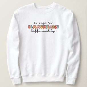 Farbenfrohe Kommunikation Sweatshirt