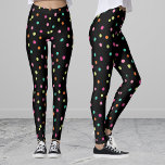 Farbenfrohe Konfetti-Sprinklen polka dot rainbow P Leggings<br><div class="desc">Farbenfrohe Konfetti-Sprinklen polka dot rainbow</div>