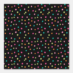 Farbenfrohe Konfetti-Sprinklen polka dot rainbow P Tapete