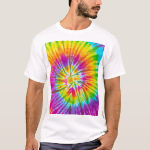 Farbenfrohe Krawatte-Färbung Abstrakt. T-Shirt