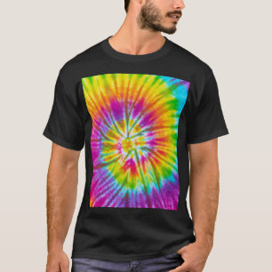 Farbenfrohe Krawatte-Färbung Abstrakt. T-Shirt