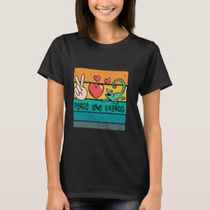 Farbenfrohe kreative Tiere Natur Spaß Eidechsen Er T-Shirt