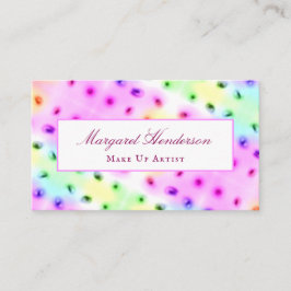 Farbenfrohe Kreativität Visitenkarte